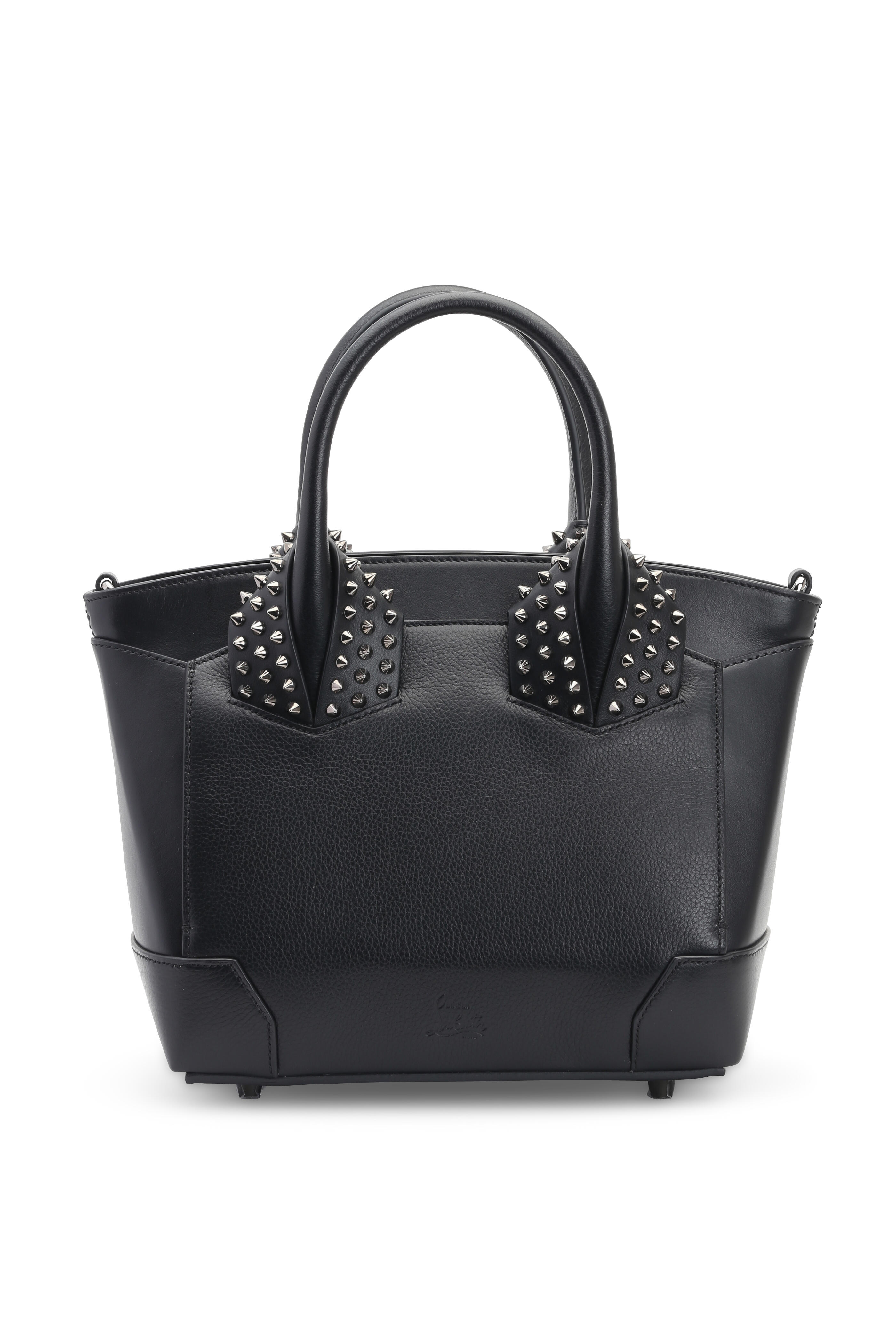 Christian Louboutin - Eloise Black Leather Stud Detail Satchel