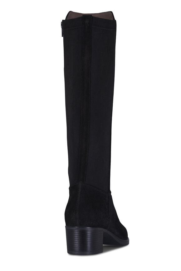Ron White Wren Onyx Suede Stretch Tall Boot, 50mm - view 3