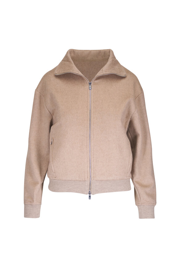 Marco Pescarolo Kyro Taupe Bomber Jacket - view 1