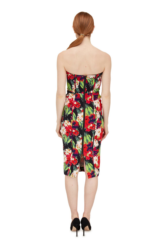 Veronica Beard - Saffron Black Multi Floral Convertible Dress