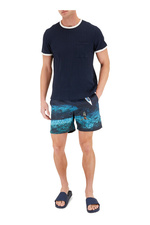 Orlebar Brown Bulldog Photographic Deep Sea Swim Trunks - view 2