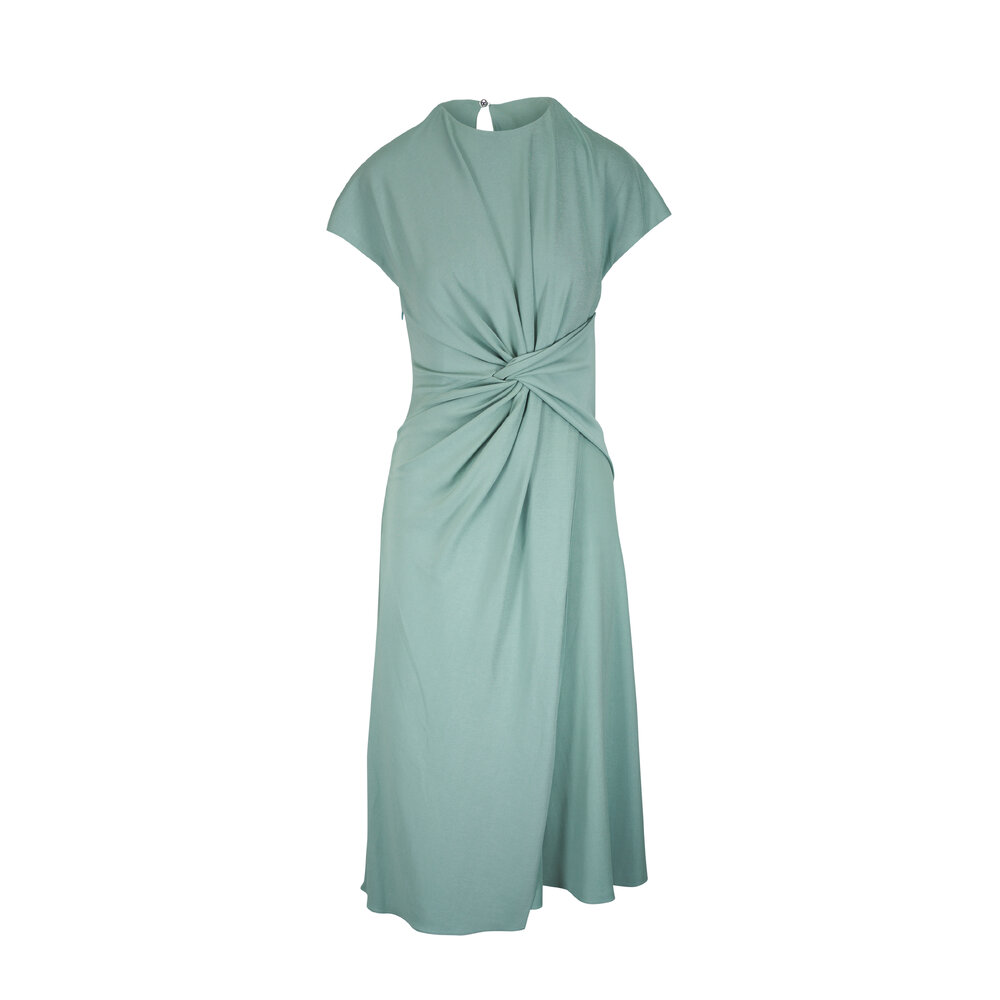 NKNIT macrame 2WAY dress グリーン NKNIT macrame 2WAY dress グリーン