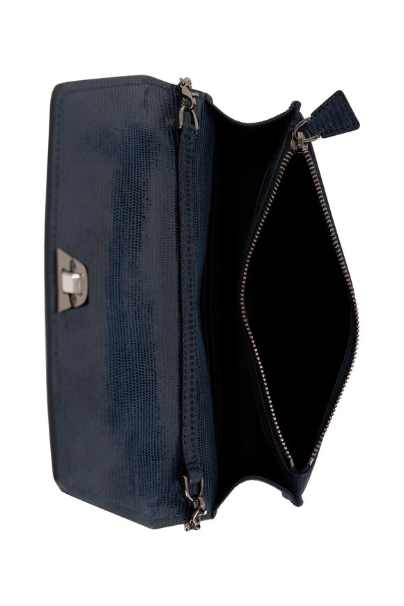 Akris Anouk Admiral Blue Envelope Shoulder Bag - view 5