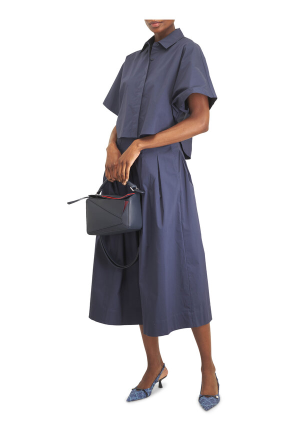 Loewe Puzzle Layers Multicolor Deep Navy Top Handle Bag - view 7