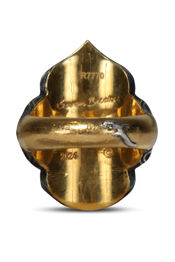 Sevan Bicakci Diamond Evil Eye Shield Ring - view 5