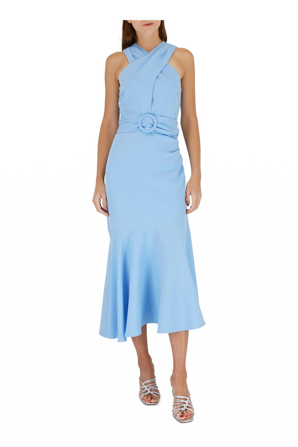 Sachin + Babi - Naomi Light Blue Halter Dress