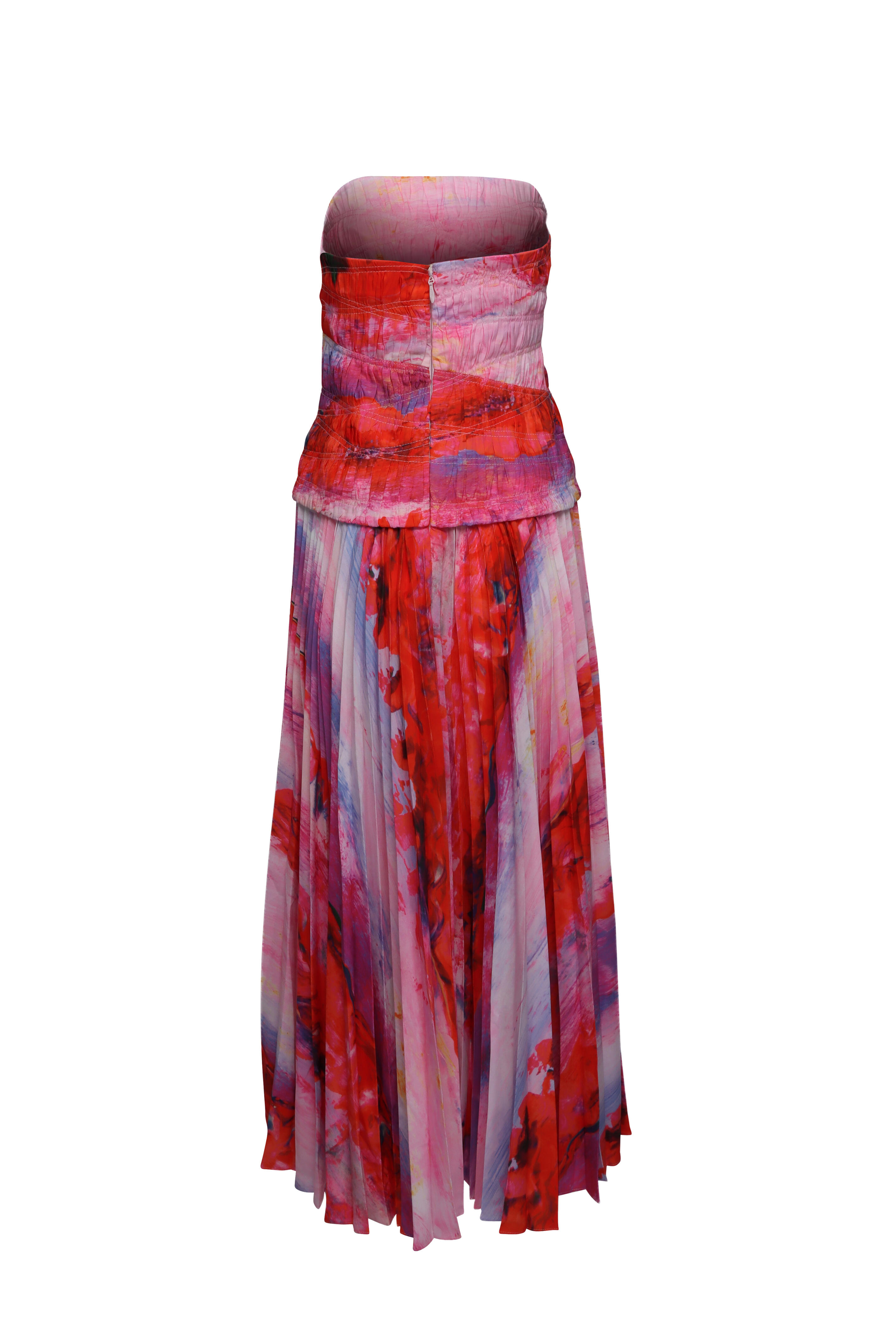 Acler - Rockland Violet Canvas Midi Dress