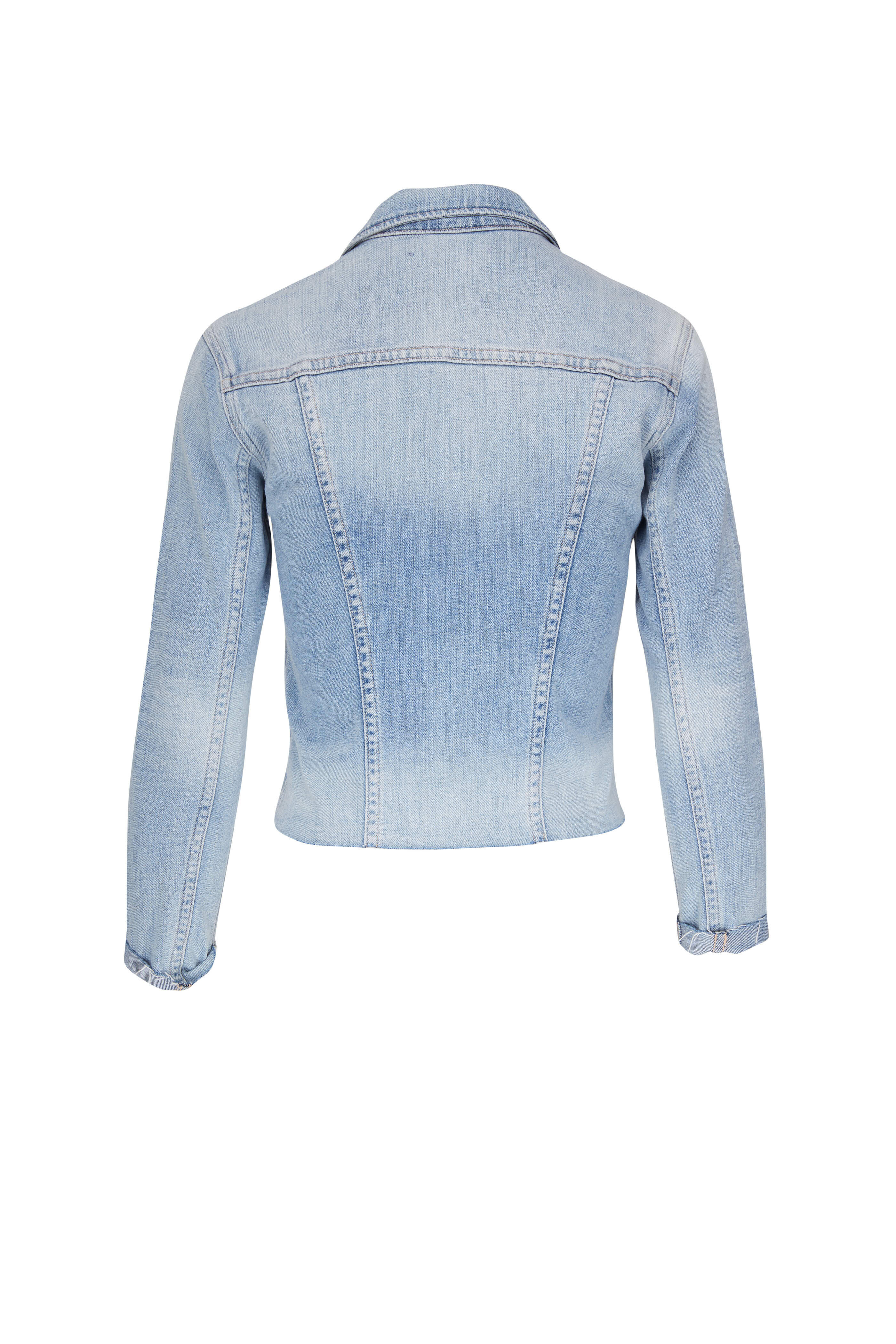 L'Agence - Janelle Raw Sonora Slim Fit Denim Jacket