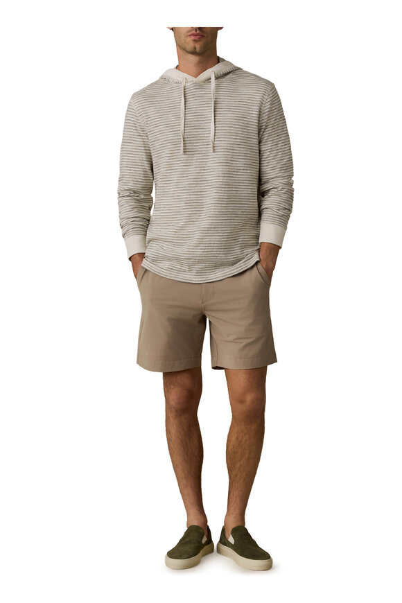 Faherty Brand Sunwashed Cedar Falls Stripe Cotton Hoodie - view 2