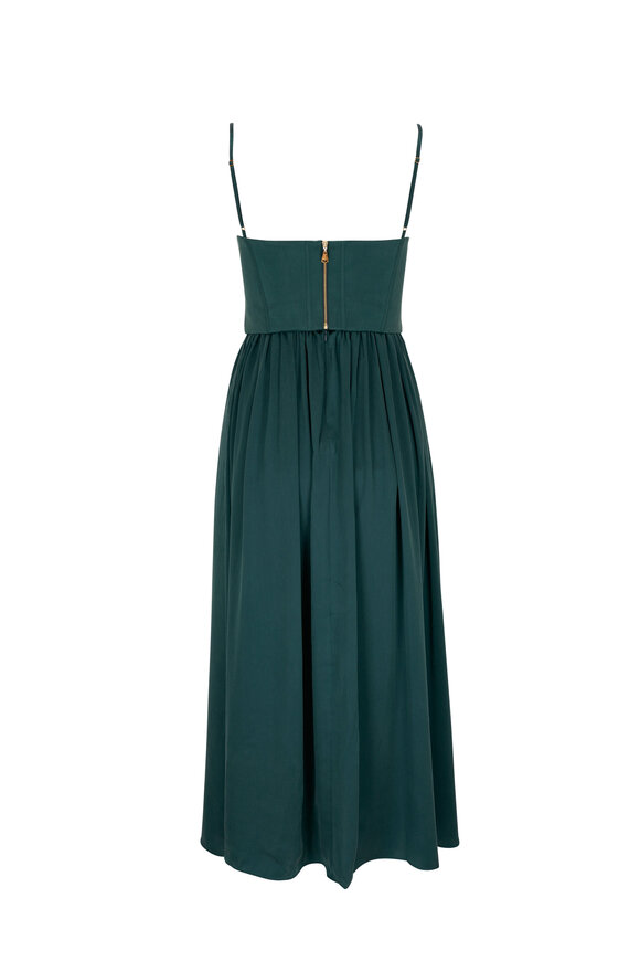 Zimmermann - Jade Silk Corset Dress 