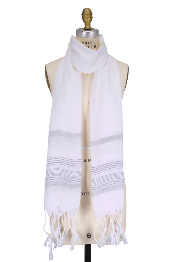 Gucci - Pink GG Jacquard Wool & Silk Shawl | Mitchell Stores