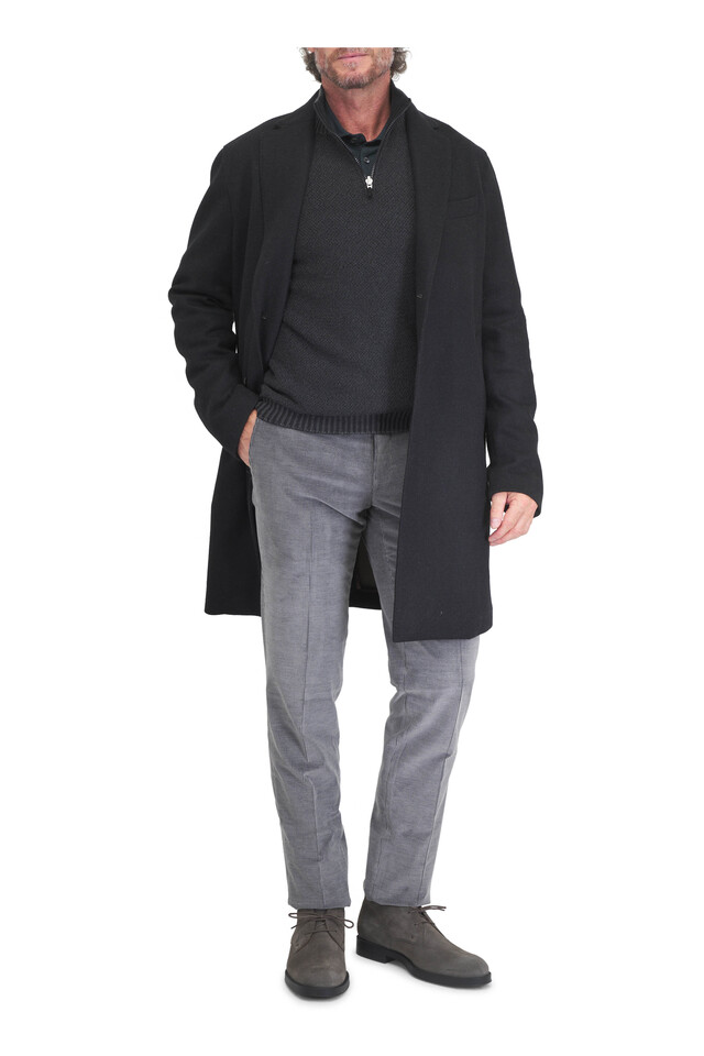 Designer outfit featuring Polacco Chocolate Suede Chukka Boot, Forest Green Sport Shirt and 2 other pieces