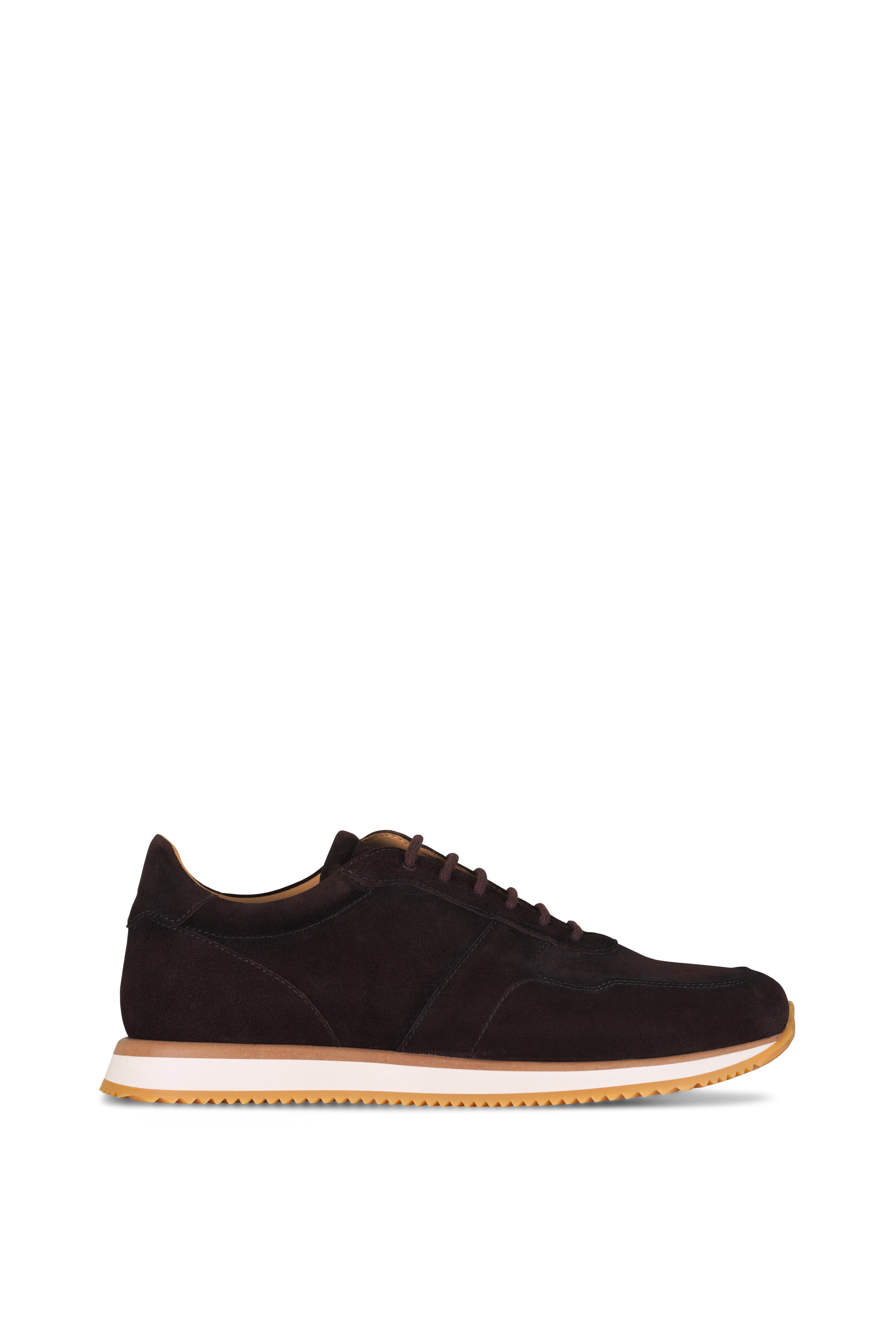 To Boot New York - Fanning Dark Brown Suede Sneaker - view 2