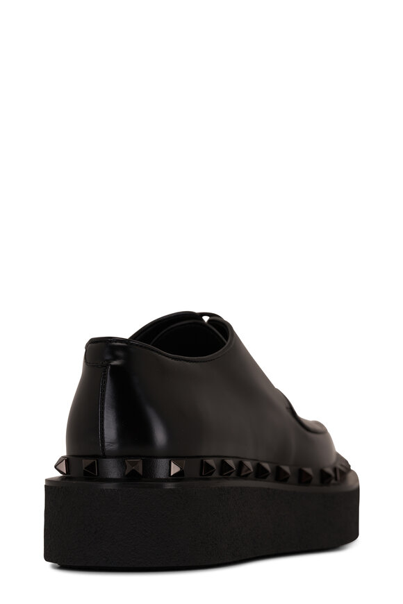 Valentino Garavani - Rockstud M-Way Calfskin Derby Shoes, 40mm 