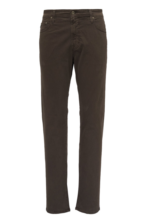 AG Tellis Deep Woodland Brown Slim Pant