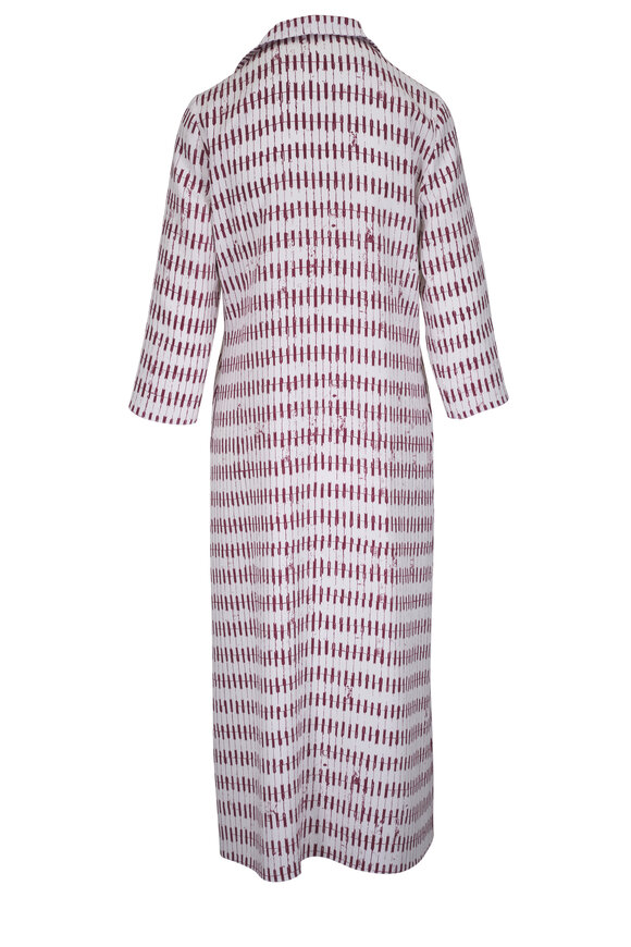 Oscar de la Renta - White & Black Polka Dot Cutaway Dress Oscar de la Renta - White & Black Polka Dot Cutaway Dress