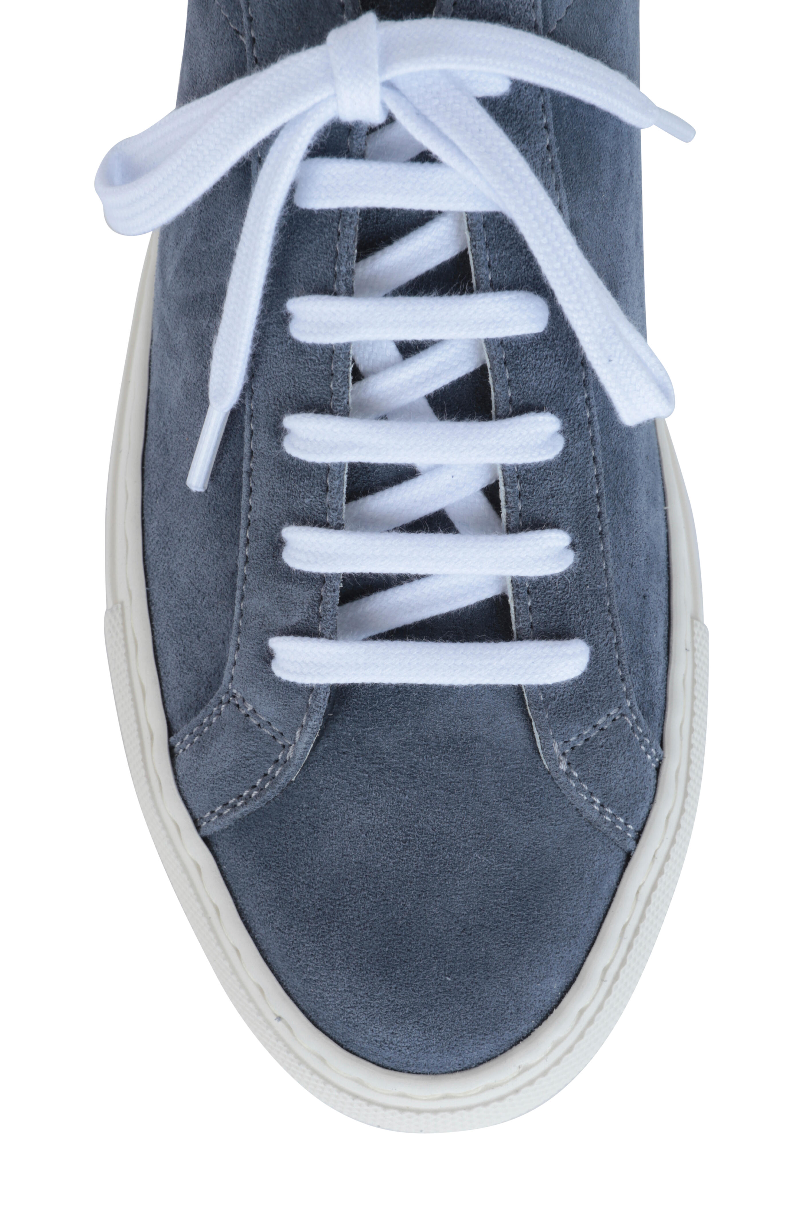 Woman by Common Projects - Achilles Blue Suede Low-Top Sneaker