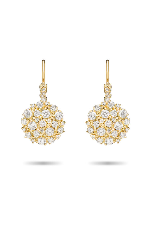Paul Morelli 18k Yellow Gold Confetti Circle Wire Earring - view 1