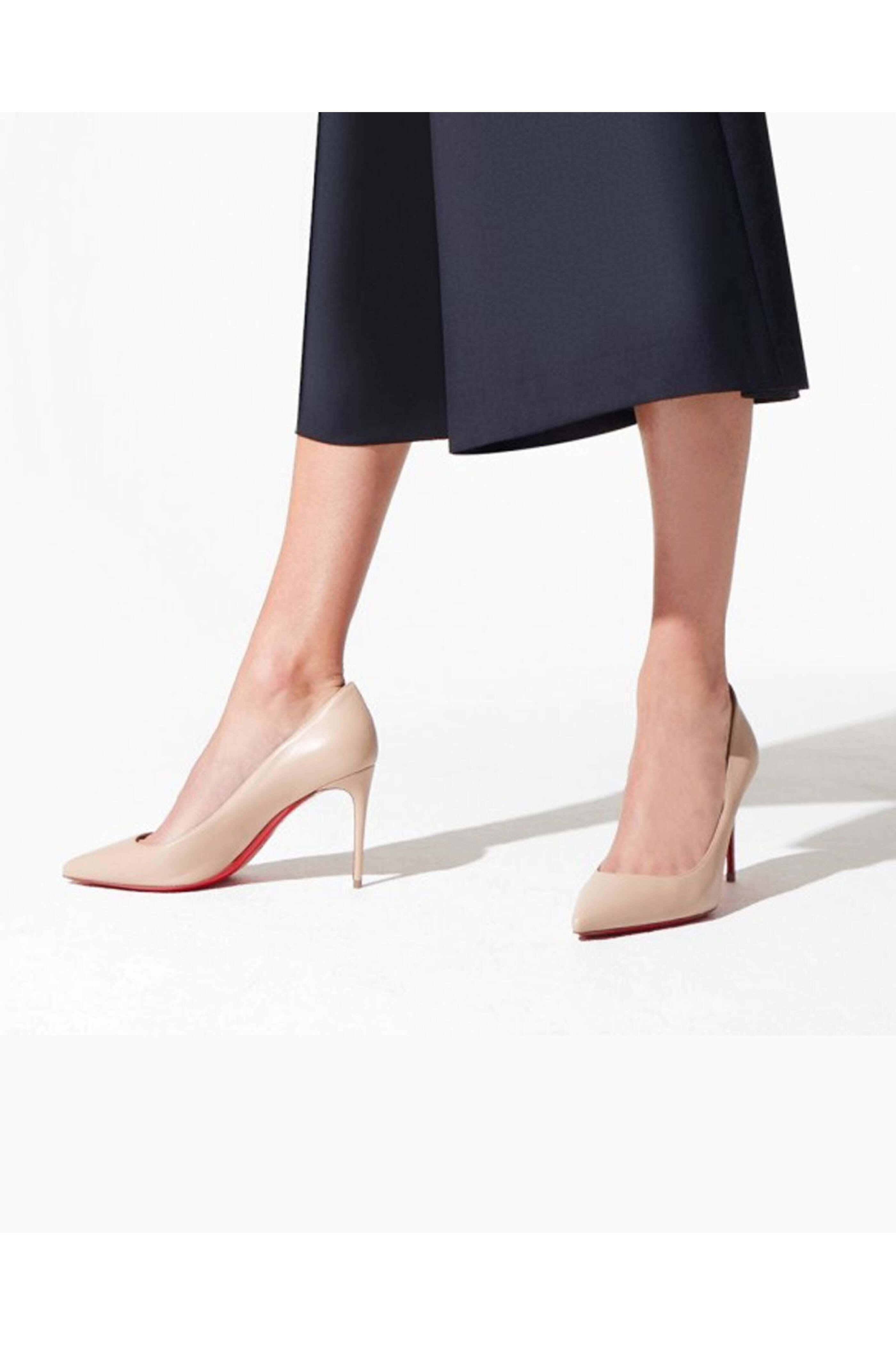 Christian Louboutin - Kate 85 Nappa Pump in Nude