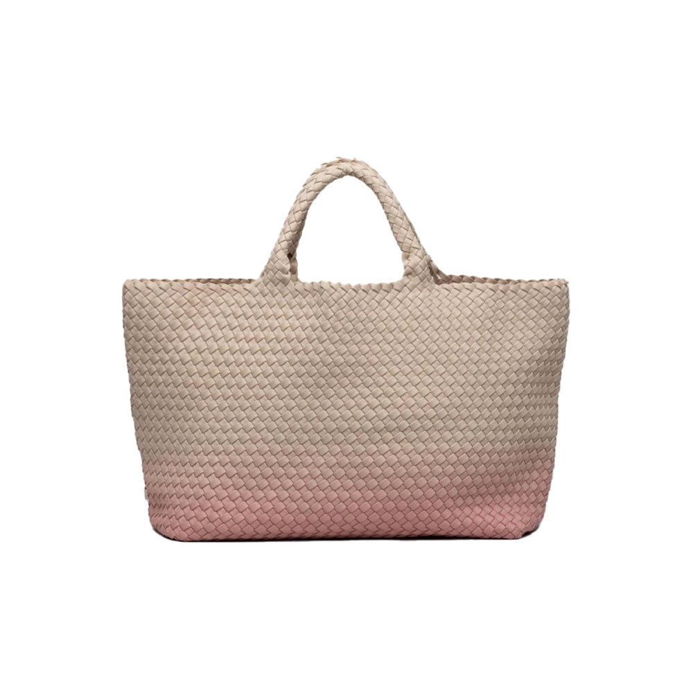 環境に配慮した★NAGHEDI★St. Barths Large Tote Dip Dyed St. Barths Large Tote Dip Dyed | Java