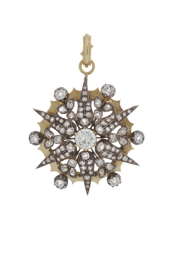 Sylva & Cie - Vintage Georgian Diamond Pendant