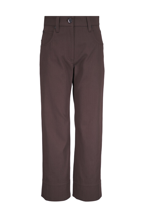 パンツ BRUNELLO CUCINELLI Woman Pants Dark MA180P8724 C649 Women's pants, elegant and casual models | Brunello Cucinelli