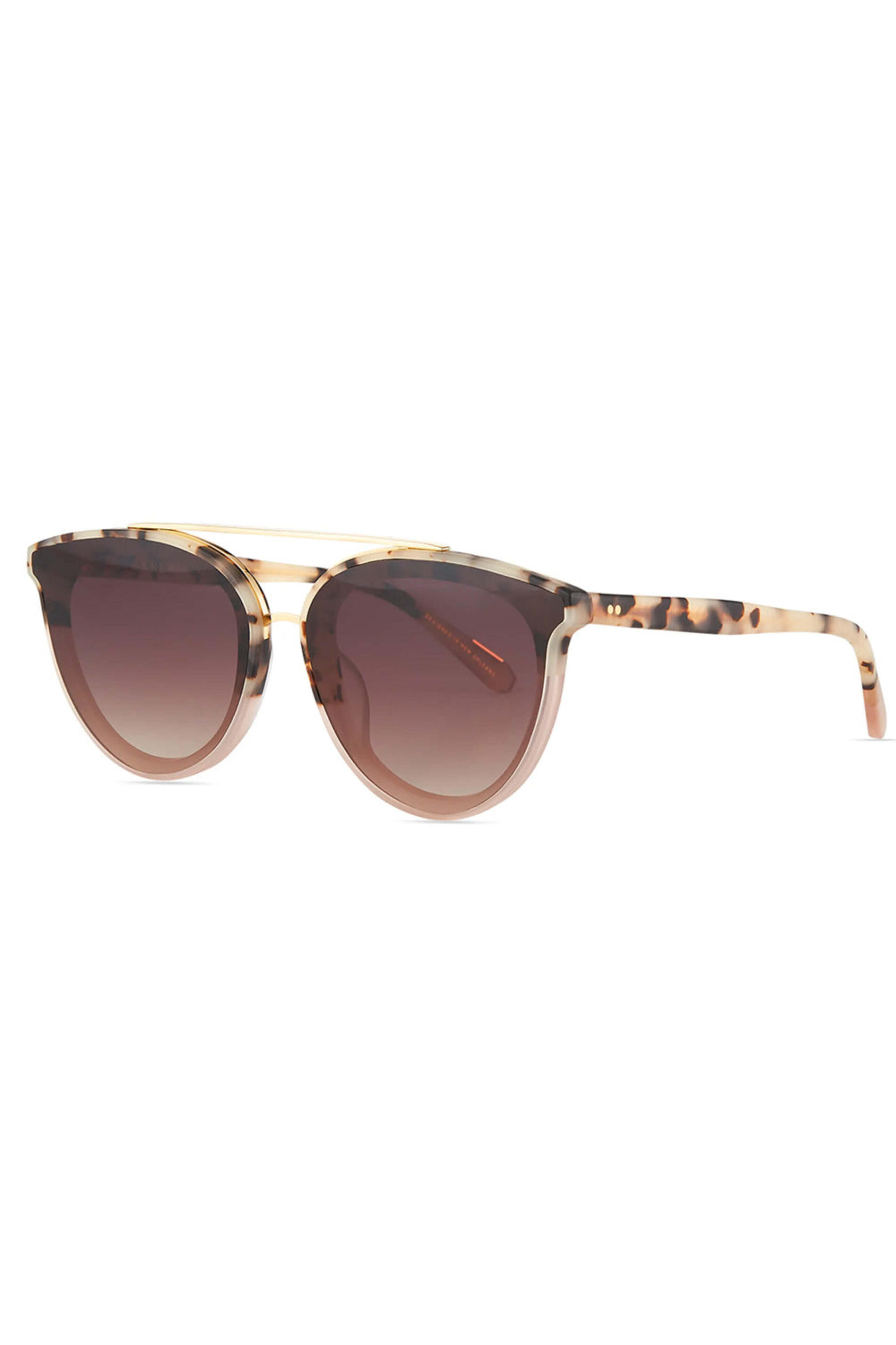 NWOB Krewe Clio Aviator Black Matte Champagne 24K Krewe-Clio-Nylon---Palermo---  main image 2
