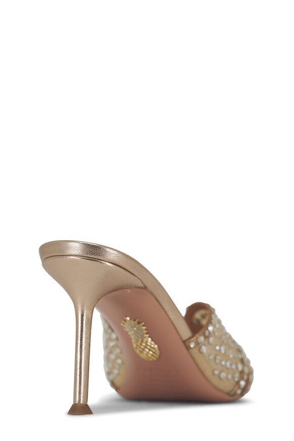 Aquazzura - Crystal Lover Mule, 75mm