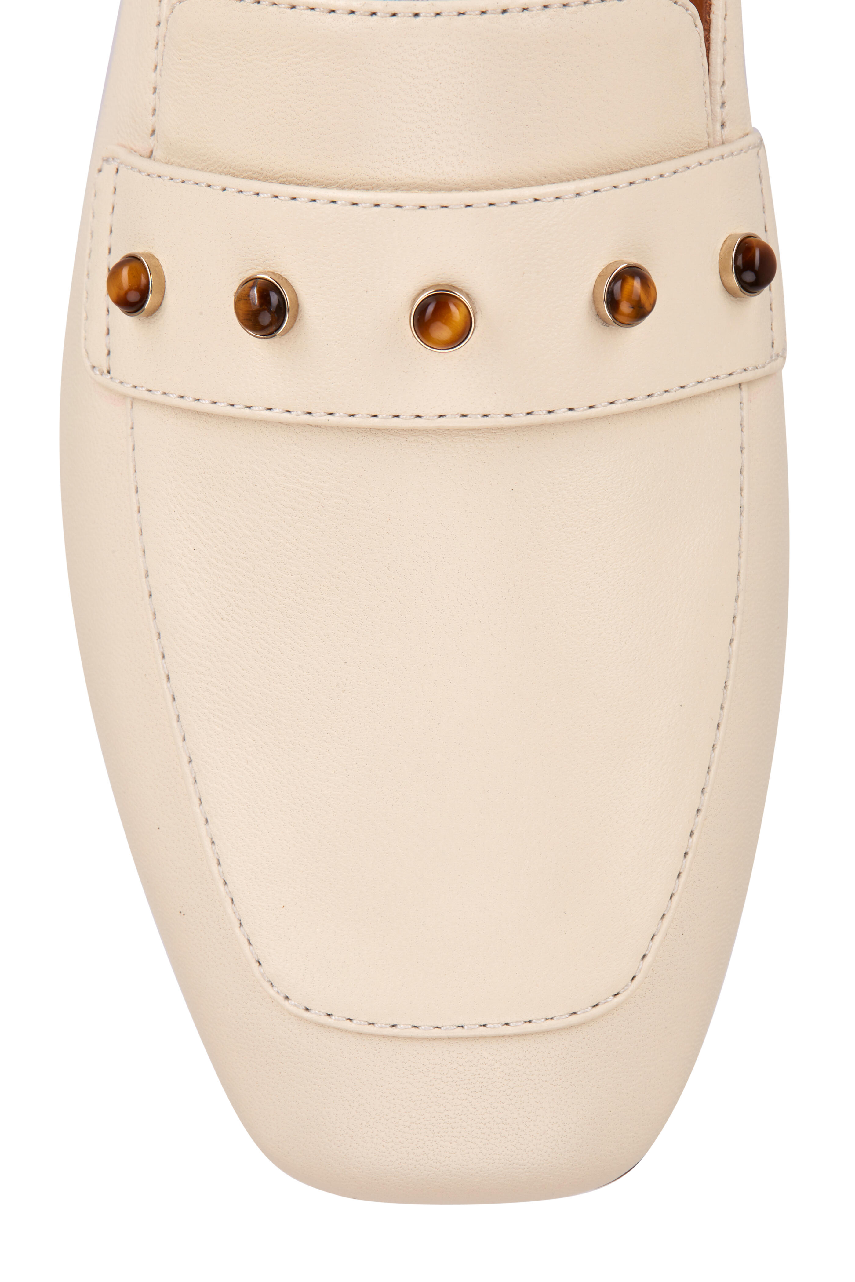 Chloé - Aurna Eggshell Low-Heel Loafer