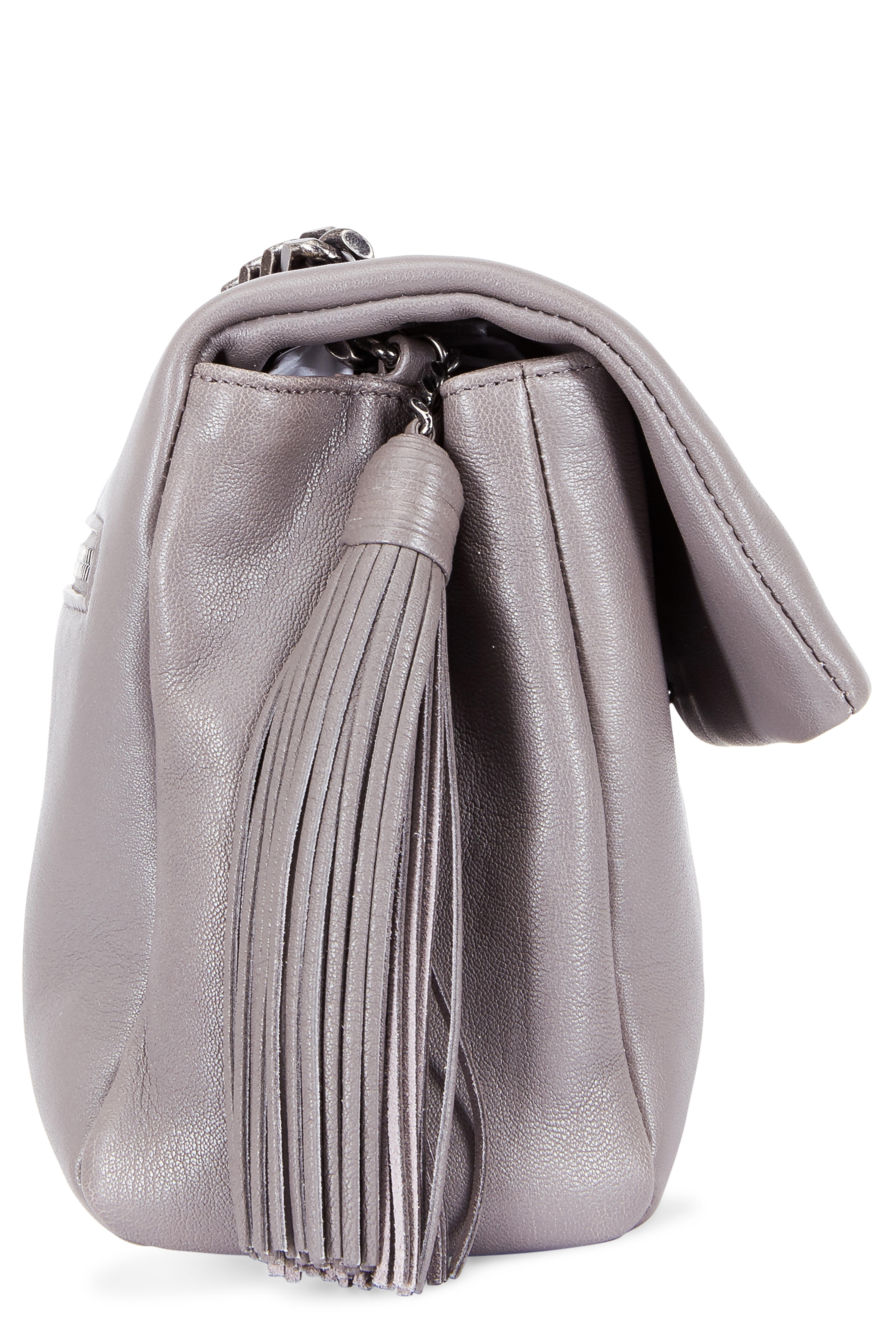 Saint Laurent - West Hollywood Fog Leather Shoulder Bag