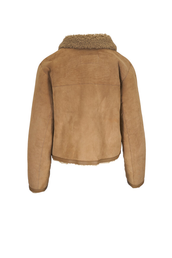 Nili Lotan - Benoite Camel Shearling Jacket