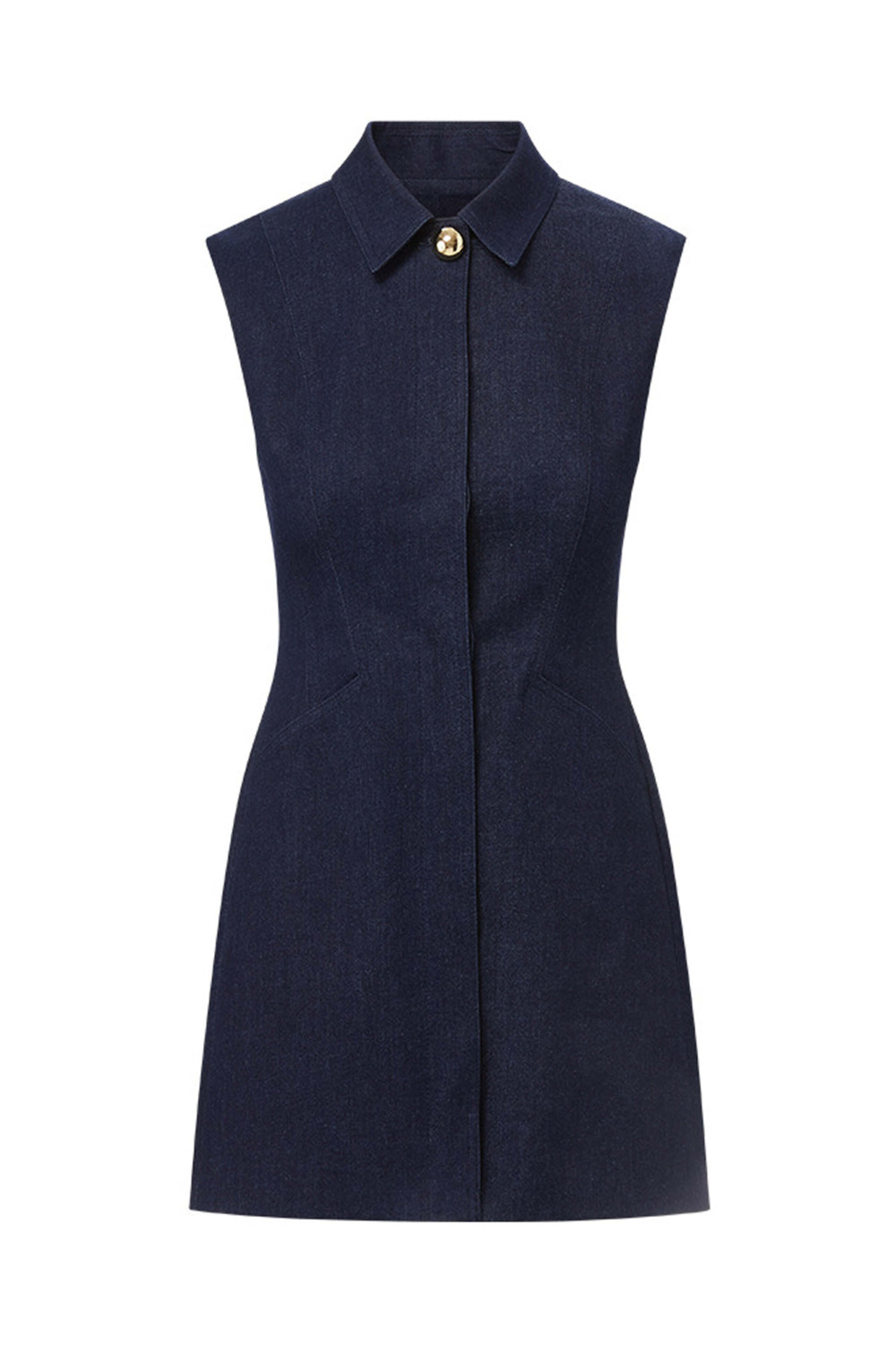 Veronica Beard - Dark Oxford Serina Denim Dress