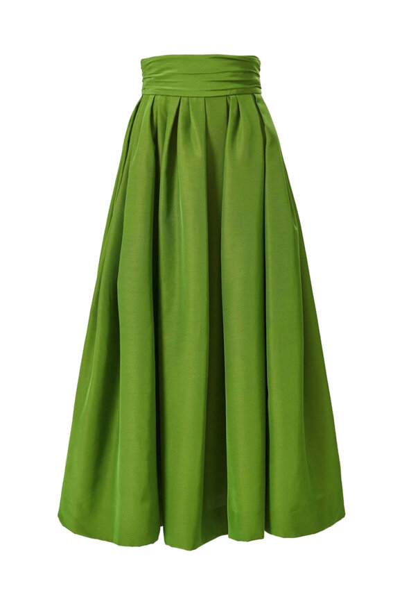 スカート Carolina Herrera SS25 High waist skirt (R2511N304CFA 026) Carolina Herrera - Pleated Tulle Yellow Midi Skirt