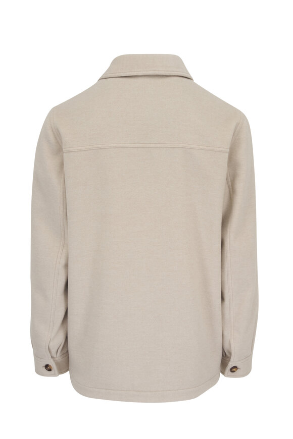 Brunello Cucinelli - Oat Cashmere Overshirt