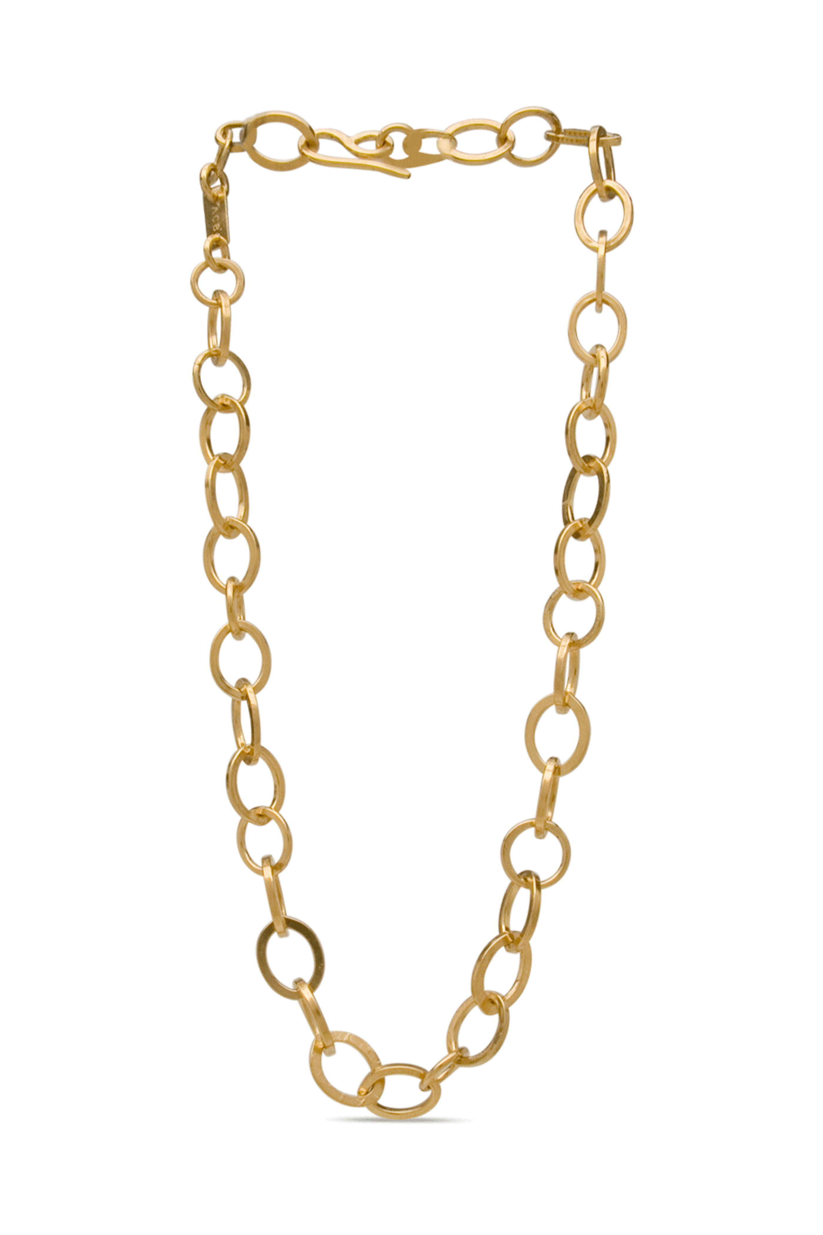 Annie Costello Brown - 18k Gold-Plated Brass Shae Chain Necklace
