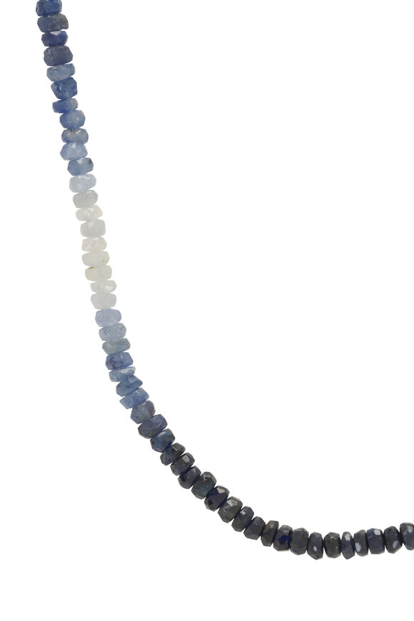 Cristina V. - Blue Sapphire Ombre Rondell Necklace