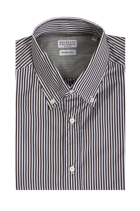 Brunello Cucinelli - Light Gray Denim Western Shirt