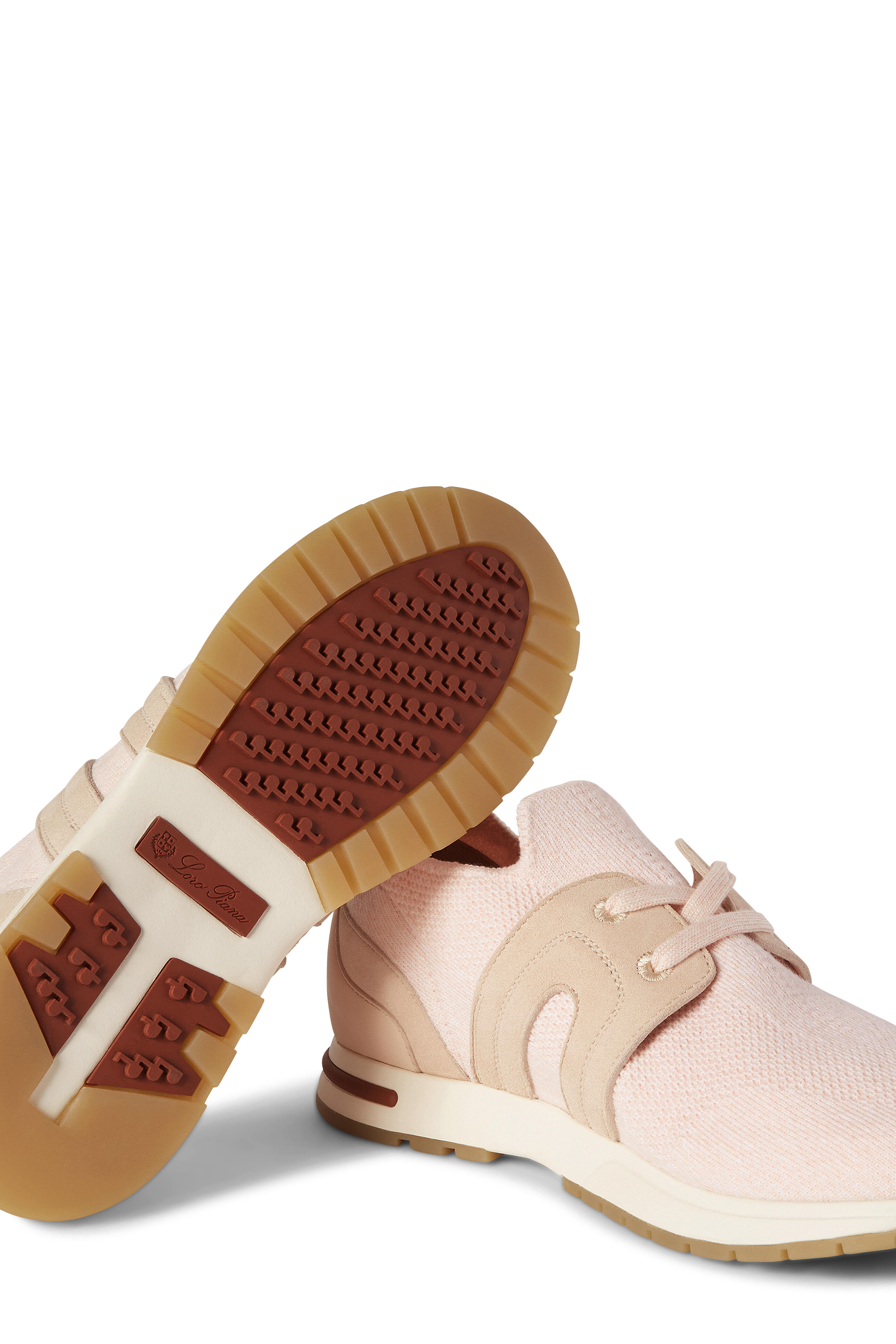 Loro Piana - Flexy Walk Lady Wish Rose Sneaker | Mitchell Stores