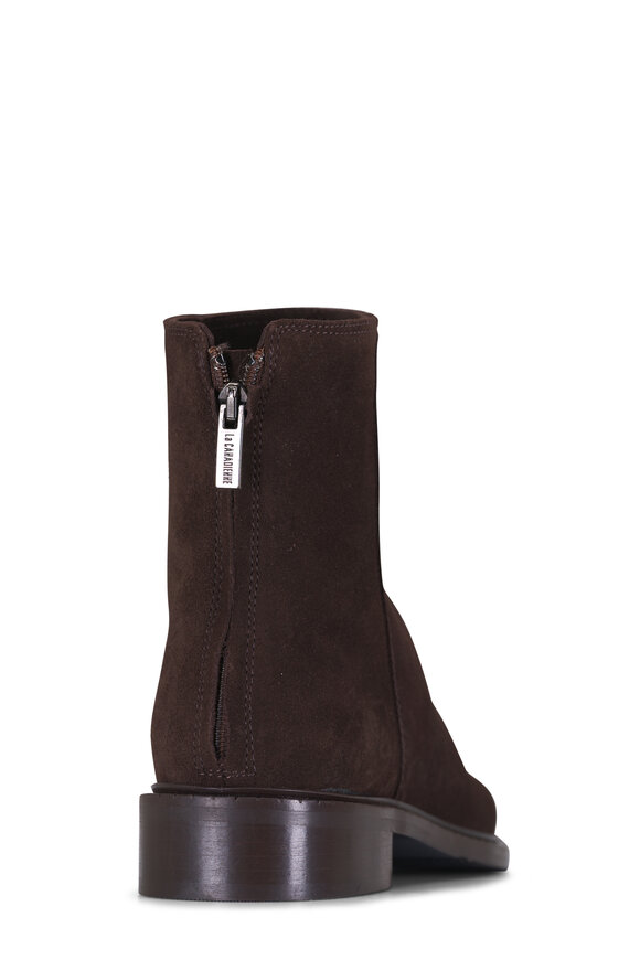 La Canadienne Selina Brown Suede Ankle Boot, 30mm - view 3