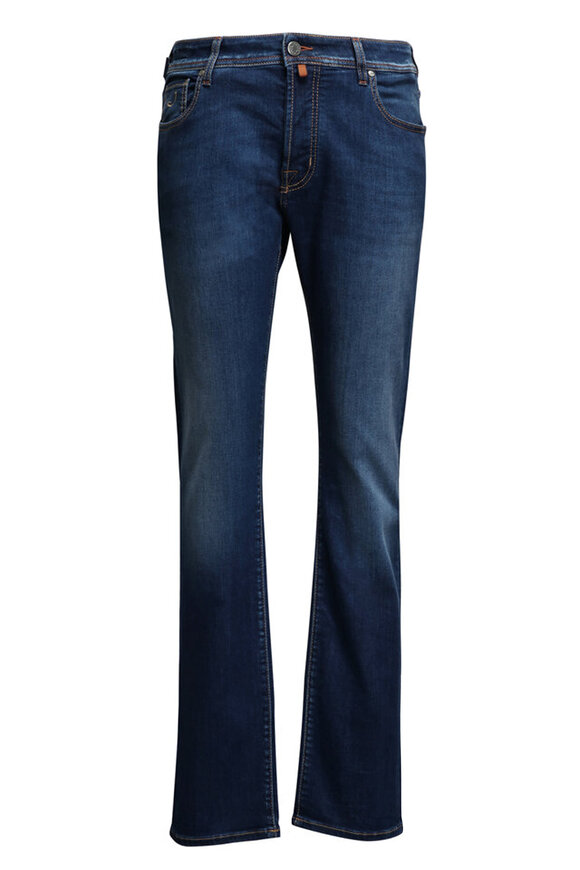 Jacob Cohen  Bard Medium Wash Super Stretch Denim Jean