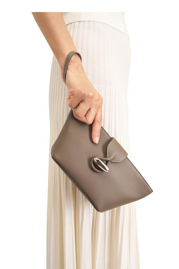 Savette Anello Mink Grained Leather Clutch - view 2
