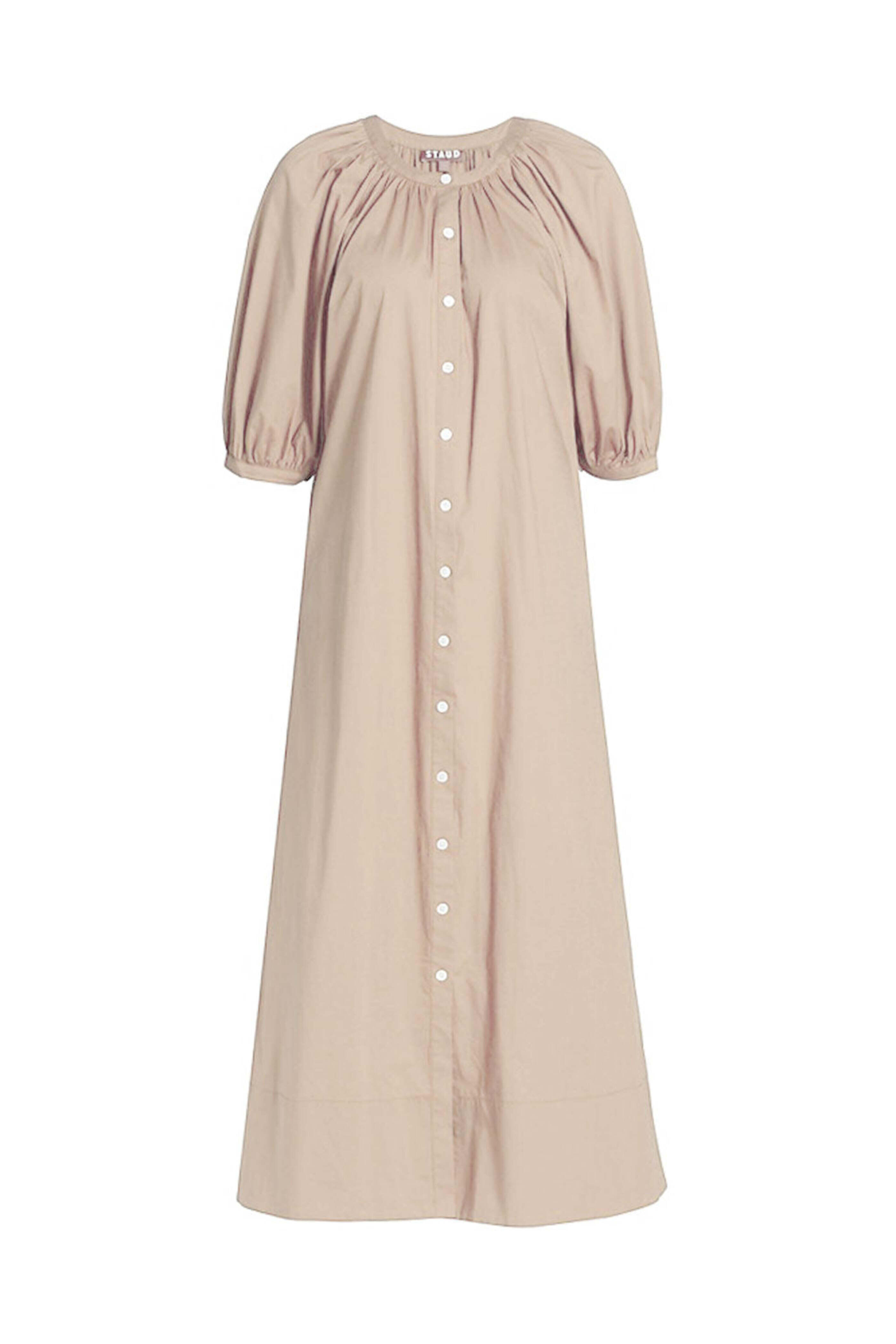 Staud - Biscotti Vincent Midi Dress