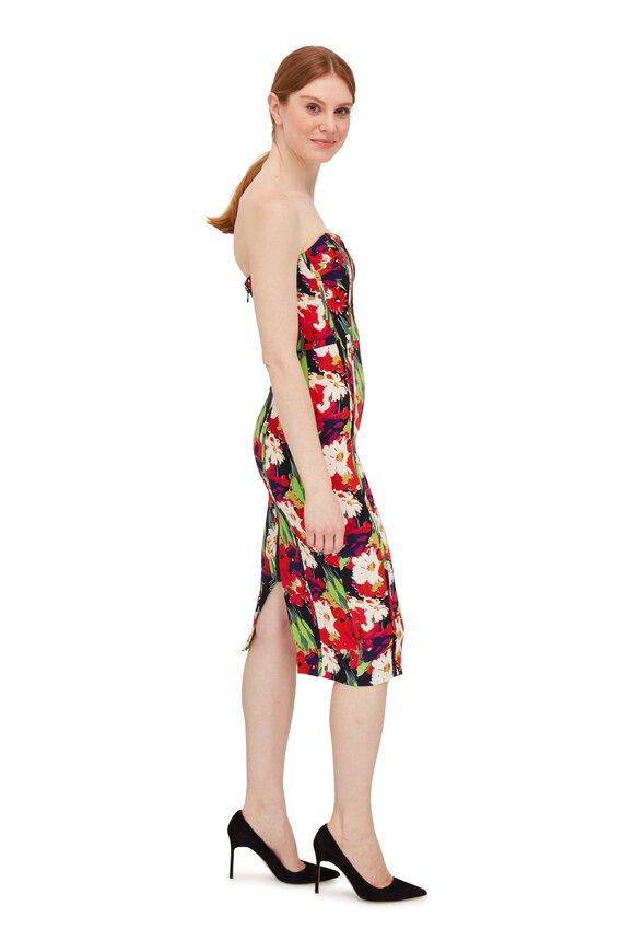 Veronica Beard - Saffron Black Multi Floral Convertible Dress