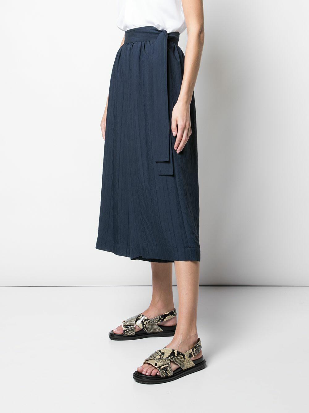 Vince - Hematite Side-Tie Culottes