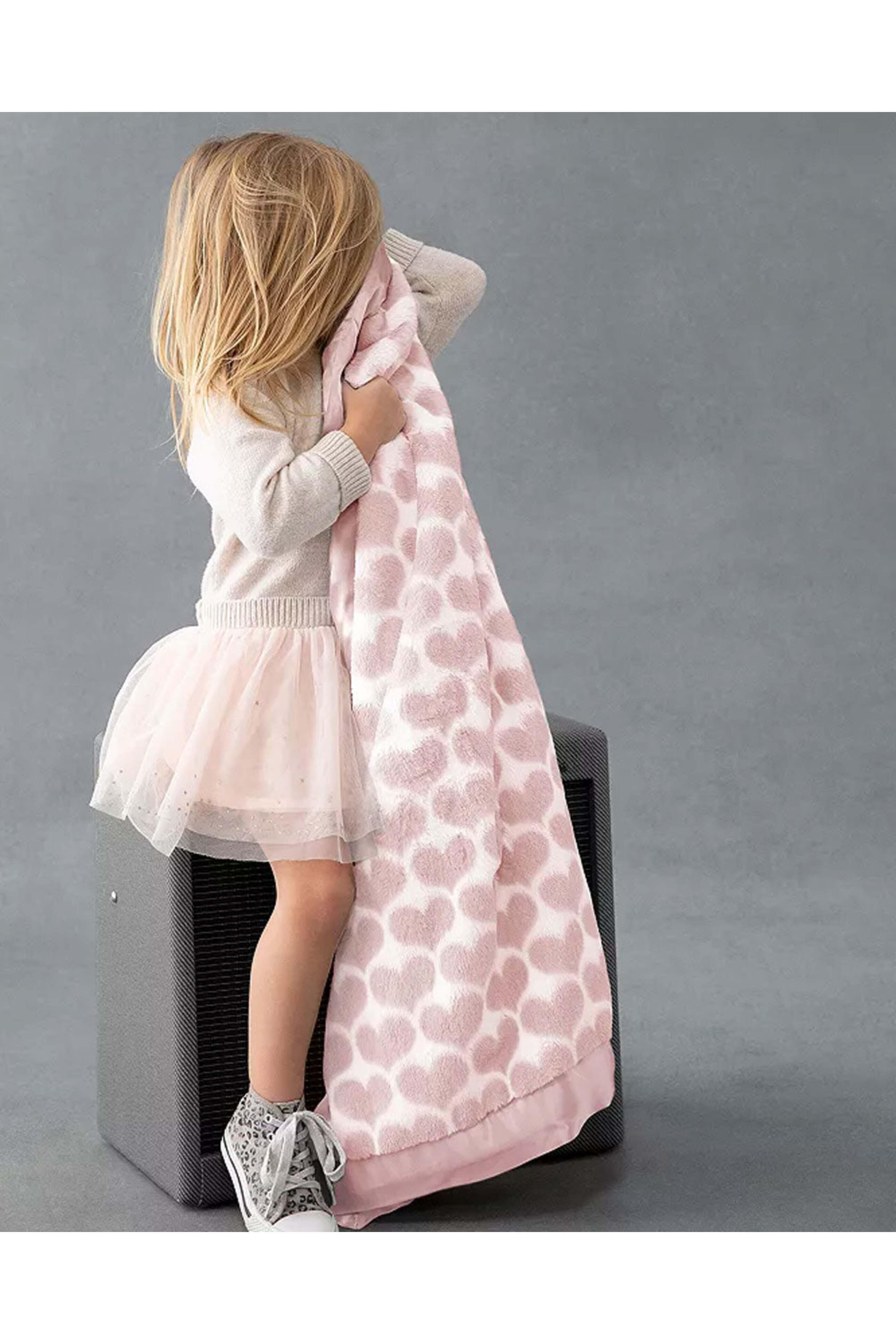 Little Giraffe - Luxe Heart Army Blanket