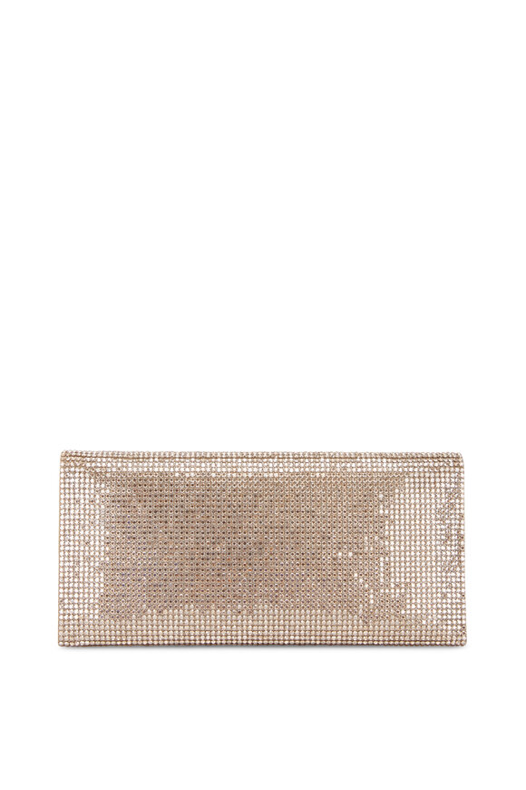 Judith Leiber Couture - Champagne Prosecco Crystal Envelope Clutch 