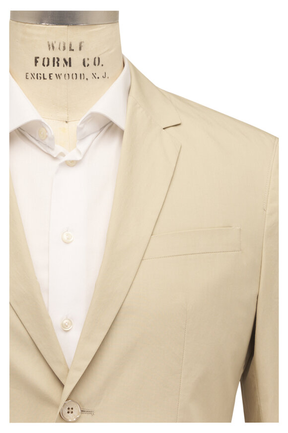 Orlebar Brown Tan Mathis Cotton Semi Structured Blazer - view 1