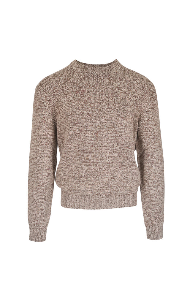 Brunello Cucinelli - White Cashmere Quarter Zip Sweater