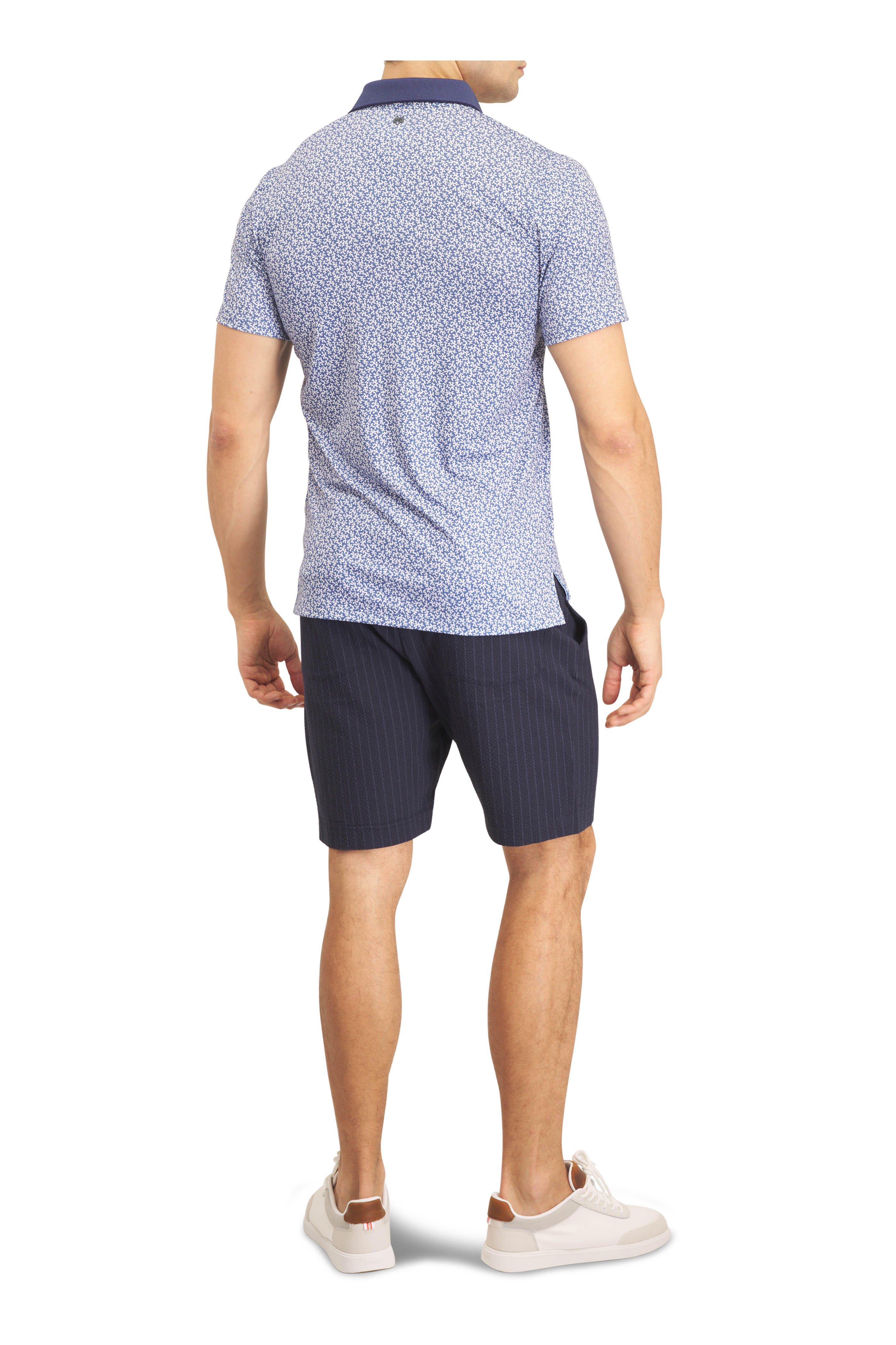 Greyson - Falcon Slate Coral Dreams Polo - view 4