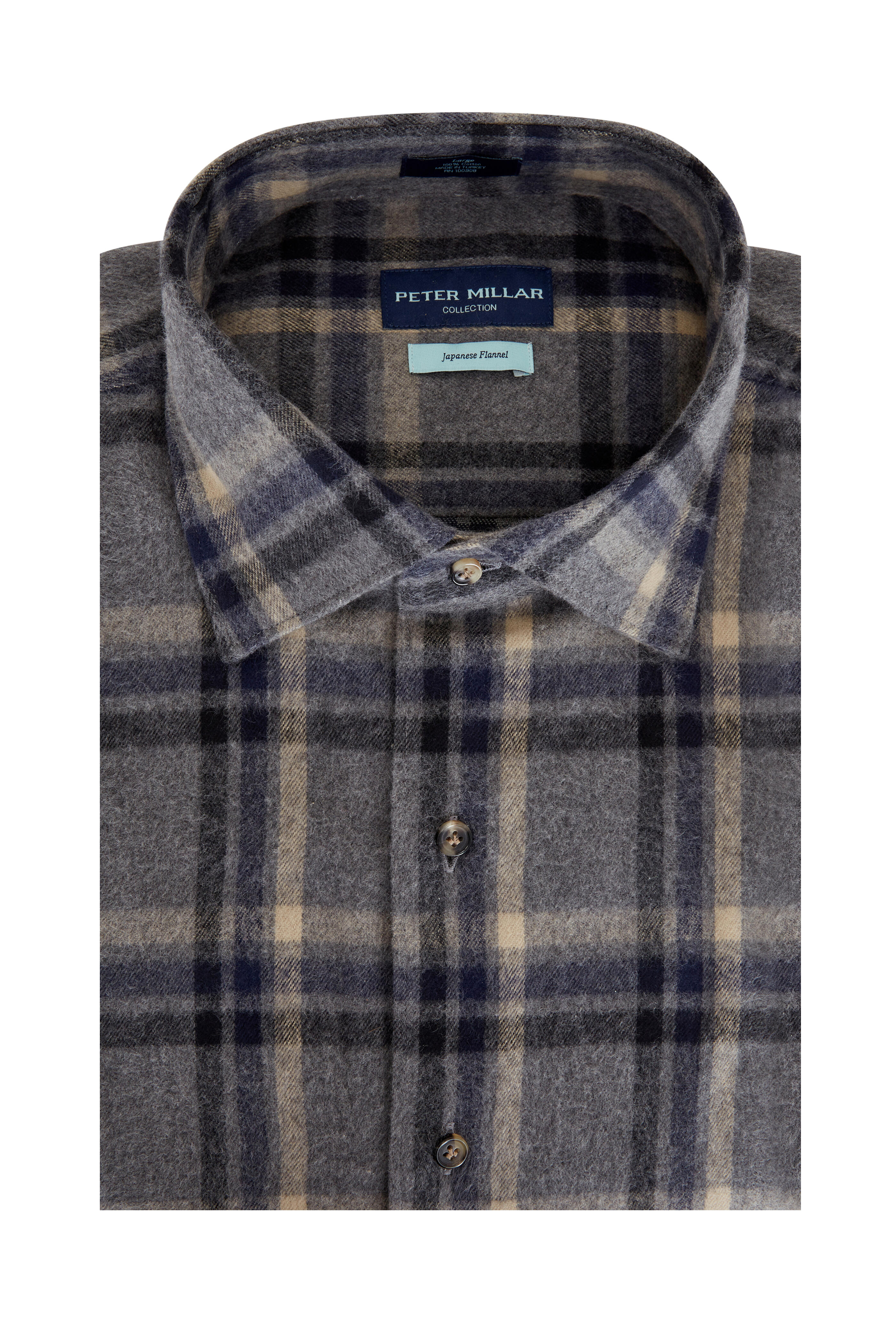 Peter Millar - Argento Traverse Japanese Flannel Sport Shirt